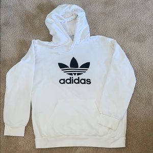 White Adidas Women’s Hoodie